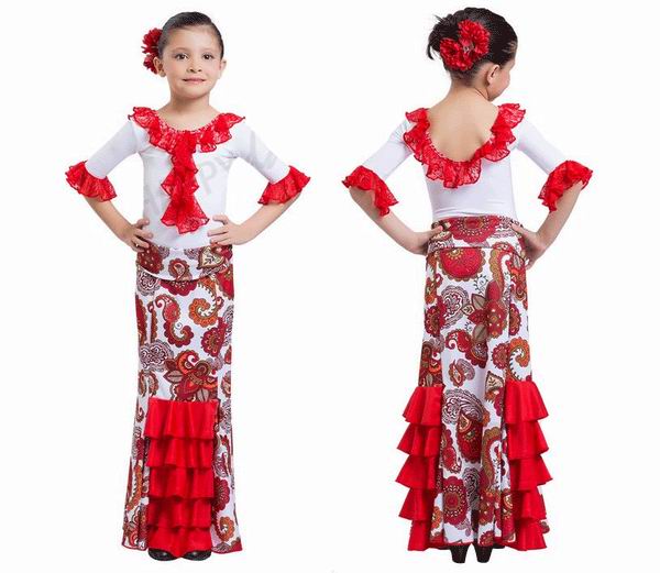 【美品 スペイン製 フラメンコ衣装】ブラック happy dance ファルダ 完売 フラメンコ 衣装 スカート スペイン製 ファルダ